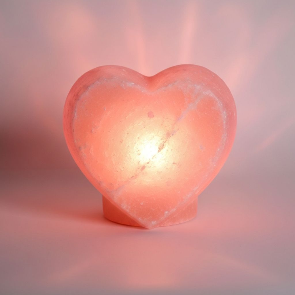 Heart Shape Salt Lamp
